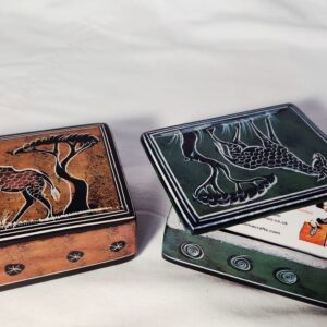 Jewellery box. Made from Soft clay.